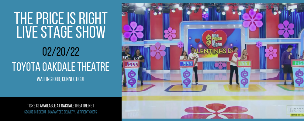 The Price Is Right - Live Stage Show at Toyota Oakdale Theatre tickets The Price Is Right - Live Stage Show at Toyota Oakdale Theatre