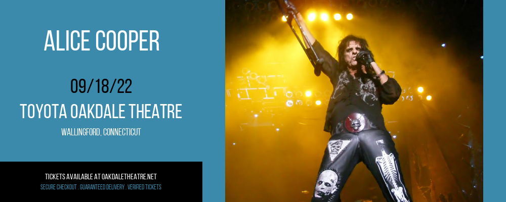Alice Cooper at Toyota Oakdale Theatre tickets Alice Cooper at Toyota Oakdale Theatre