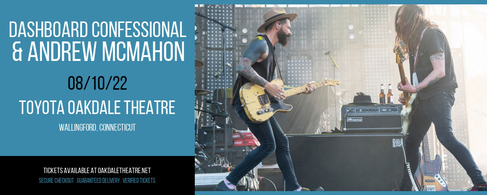 Dashboard Confessional & Andrew McMahon at Toyota Oakdale Theatre