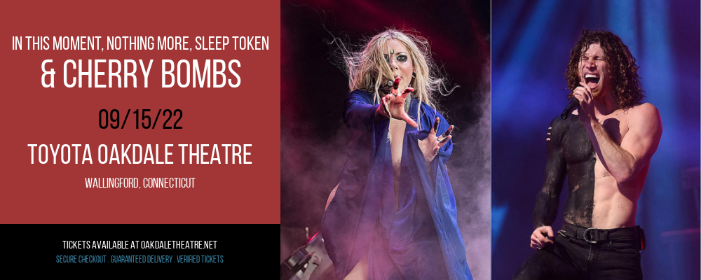 In This Moment, Nothing More, Sleep Token & Cherry Bombs at Toyota Oakdale Theatre tickets In This Moment, Nothing More, Sleep Token & Cherry Bombs at Toyota Oakdale Theatre