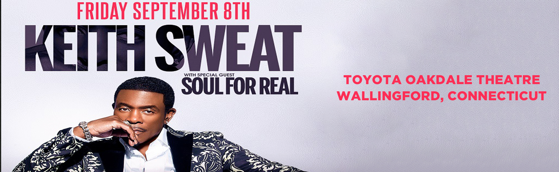 Keith Sweat at Toyota Oakdale Theatre tickets Keith Sweat at Toyota Oakdale Theatre