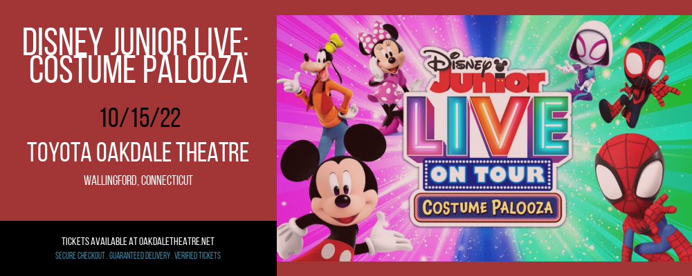 Disney Junior Live: Costume Palooza at Toyota Oakdale Theatre tickets Disney Junior Live: Costume Palooza at Toyota Oakdale Theatre