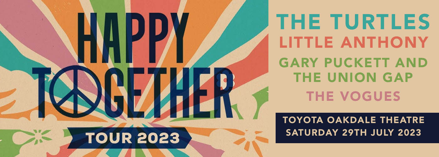 Happy Together Tour: The Turtles, Little Anthony, Gary Puckett and The Union Gap & The Vogues at Toyota Oakdale Theatre