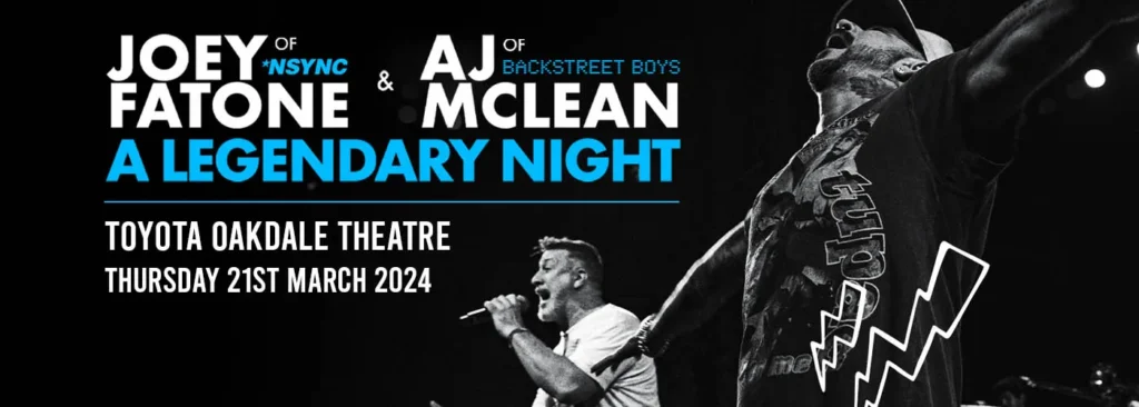 Joey Fatone & AJ Mclean at Toyota Oakdale Theatre