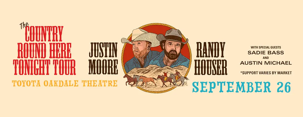 Justin Moore & Randy Houser at Toyota Oakdale Theatre