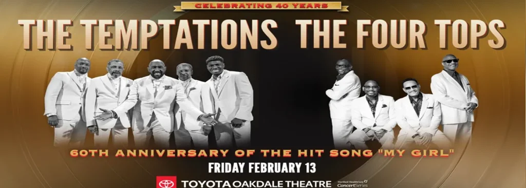 The Temptations & The Four Tops at Toyota Oakdale Theatre